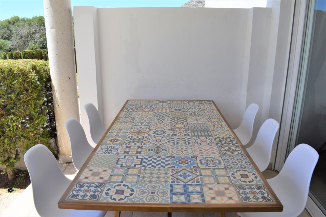 Ground Floor With Private Garden Bellresguard Apartment Port de Pollenca Exterior photo